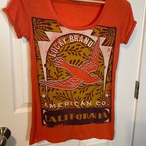 lucky brand bird shirt